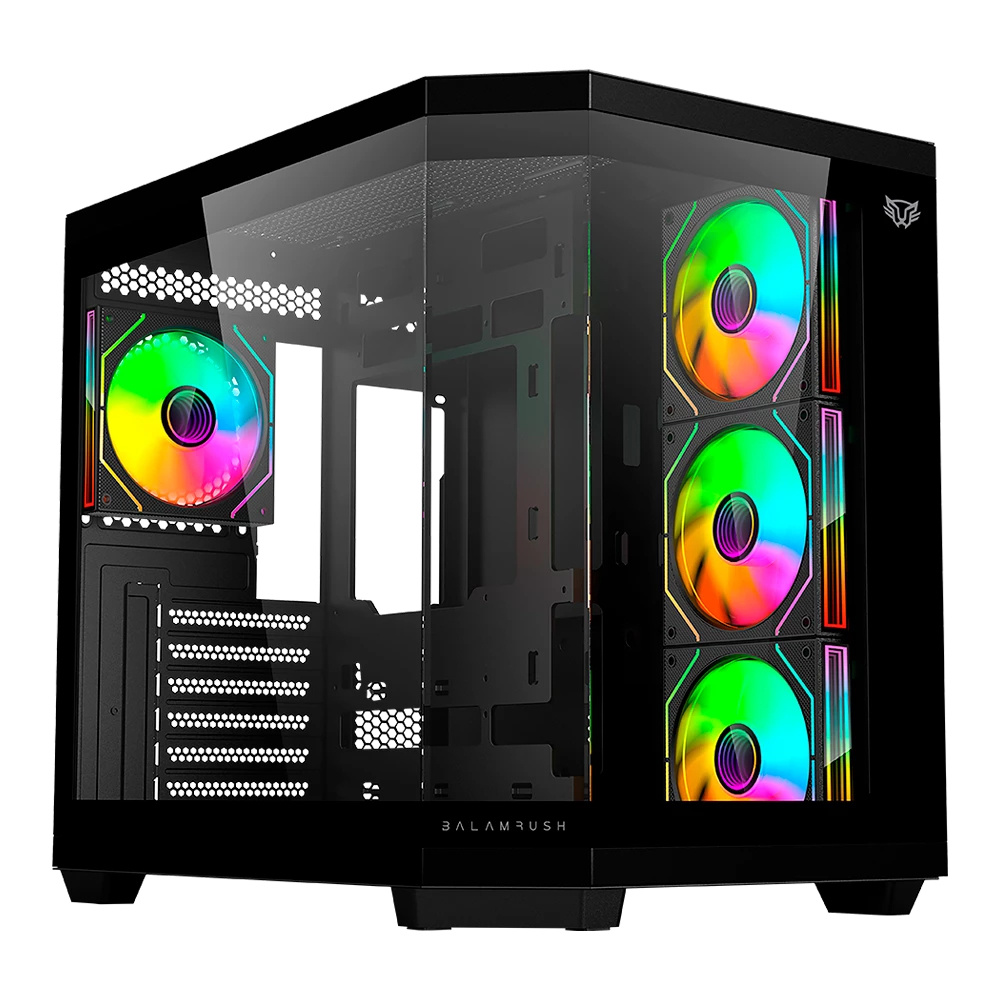 Gabinete Balam Rush Tank Super 9600 TB Con Ventana RGB Midi Tower