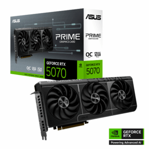 Tarjeta de Video ASUS PRIME NVIDIA GeForce RTX 5070 OC Edition / 12GB 192-bit GDDR7 / PCI Express 5.0 / PRIME-RTX5070-O12G