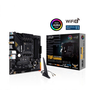 Tarjeta Madre ASUS Micro-ATX TUF GAMING B550M-PLUS WIFI II / Socket AM4 / AMD B550 / HDMI / 128GB DDR4 para AMD / TUF GAMING B550M-PLUS WIFI II