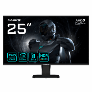 Monitor LED GIGABYTE 24.5" GS25F2 GAMING / 1920X1080 FHD / PLANO / 200HZ / 2*HDMI 2.0 / DP / 1MS / FS / PANEL IPS / GS25F2