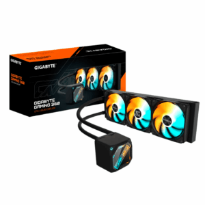 VENTILADOR P/CPU GIGABYTE GP-GIGABYTE GME 360 ARGB / ENFRIAMIENTO LIQUIDO / 3 FAN / 360MM / NEGRO / GP-GIGABYTE GME 360
