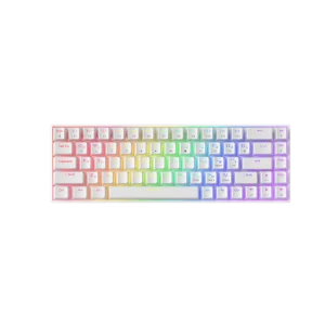 Teclado MECÁNICO TK68 / 68 TECLAS / DISEÑO COMPACT / CONEXIÓN ALÁMBRICA / RGB BACKLIGHT / N-KEY ROLLOVER / PLUG & PLAY / GAMING KEYBOARD