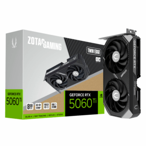 TARJETA DE VIDEO ZOTAC ZT-B50610H-10M RTX 5060TI TWIN EDGE OC 8GB GDDR7 / 2602 MHZ / PCIE 5 / HDMI / 3*DP / 2*FAN / ZT-B50610H-10M