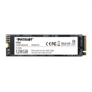 UNIDAD SSD M.2 PATRIOT 128GB P300P128GM28 P300 / PCIe 3.0 / NVME / 2280 / P300P128GM28