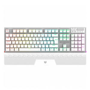 Teclado MECANICO BALAM RUSH BR-940399 DOMINATE EXPERT GK979L / SWITCH RED / 105 TECLAS / RGB / BLANCO / BR-940399