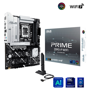 Tarjeta Madre ASUS PRIME Z890-P Wi-Fi Socket 1851 15A / 4x DDR5 / HDMI / TB / PCIe 5.0 / Wi-Fi 7 / ATX / PRIME Z890-P WIFI