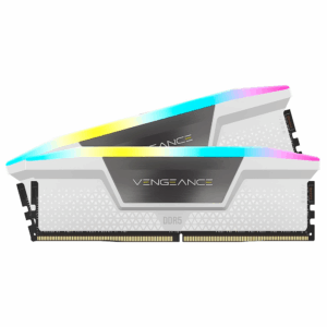 MEMORIA DIMM DDR5 CORSAIR CMH32GX5M2B5200C40W 32GB / 2X16GB / 5200MHZ VENGEANCE RGB BLANCO