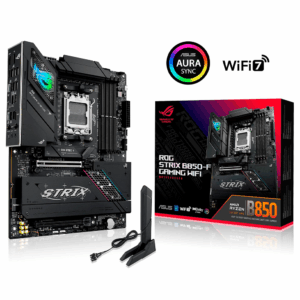 Tarjeta Madre ASUS ROG STRIX B850-F GAMING Wi-Fi Socket AM5 / 4x DDR5 / HDMI / DP / PCIe 5.0 / Wi-Fi 7 / ATX / ROG STRIX B850-F GAMING WIFI