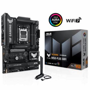 Tarjeta Madre ASUS TUF GAMING B850-PLUS Wi-Fi Socket AM5 / 4x DDR5 / HDMI / DP / PCIe 5.0 / Wi-Fi 7 / ATX / TUF GAMING B850-PLUS WIFI