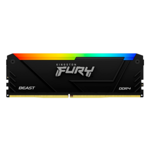MEMORIA DIMM DDR4 KINGSTON KF432C16BB2A/16 16GB / 1X16GB / 3200MHZ / CL16 / FURY BEAST BLACK RGB / KF432C16BB2A/16