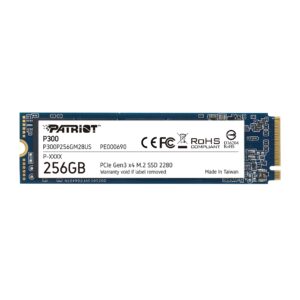 UNIDAD SSD M.2 PATRIOT 256GB P300P256GM28 P300 / PCIe 3.0 / NVME / 2280 / P300P256GM28