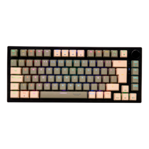 Teclado MECANICO NACEB NA-0969 SILVER FANG / MECANICO / 75% / SWITCH BROWN / RGB / ANTIGHOST / CAFÉ / NA-0969
