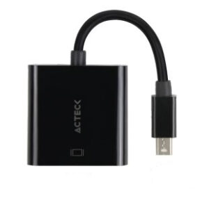 ADAPTADOR ACTECK AC-934770 SHIFT PLUS AH430 / MINI DISPLAY PORT MACHO A HDMI HEMBRA / 4K / NEGRO / AC-934770