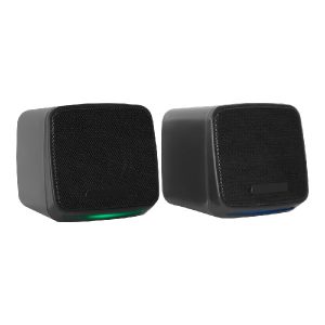 BOCINAS ACTECK AC-935265 ELANT CUBE AS430 / 6W RMS / AUX 3.5 / ALIMENTACION USB / 2.0 CANALES / NEGRO / AC-935265