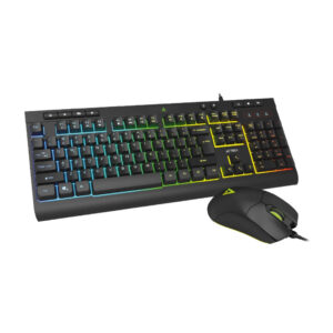Kit Teclado y Mouse ALAMBRICO ACTECK AC-936750 CREATOR AUREAN PRO MK477G / 8000 DPI / 105 TECLAS / NEGRO / AC-936750