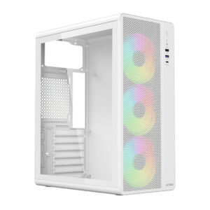 GABINETE ACTECK AC-941716 ESSEN PRO XGM767 / ATX / 1*USB 3.1 / 1 USB 3.0 / PANEL CRISTAL / BLANCO / AC-941716