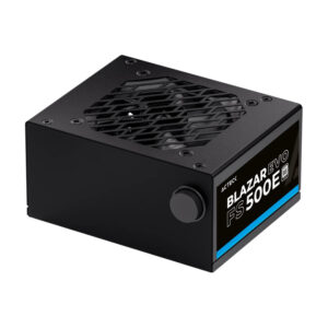 FUENTE DE PODER ACTECK ES-05002E FS500E SLIM / 500W / SFX / 24 PINES / 2 SATA / 1 MOLEX / VENT 80MM / NEGRO / ES-05002E