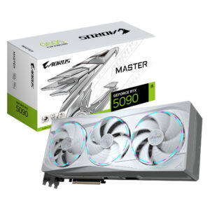 TARJETA DE VIDEO GIGABYTE GV-N5090AORUSM ICE-32GD RTX5090 / 32GB GDDR7 / PCIe 5.0 / HDMI / DP / 3 FAN / GV-N5090AORUSM ICE-32GD