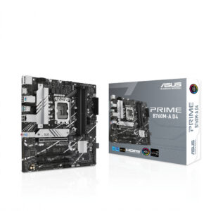 Tarjeta Madre ASUS PRIME B760M-A D4 Socket 1700 13A / 4x DDR4 / 2*HDMI / DP / PCIe 4.0 / MATX / PRIME B760M-A D4