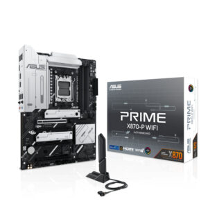 Tarjeta Madre ASUS PRIME X870-P Wi-Fi Socket AM5 / 4x DDR5 / HDMI / PCIe 5.0 / Wi-Fi 7 / ATX / PRIME X870-P WIFI