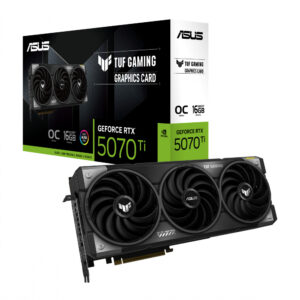 TARJETA DE VIDEO ASUS TUF-RTX5070TI-O16G-GAMING 16GB GDDR7 / 256BIT / PCI-E 5.0 / 2*HDMI / 3*DP2.1B / TRI FAN / TUF-RTX5070TI-O16G-GAMING