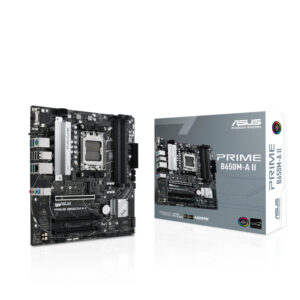 Tarjeta Madre ASUS PRIME B650M-A II Socket AM5 / 4* DDR5 / HDMI / DP / VGA / MICRO ATX / PRIME B650M-A II