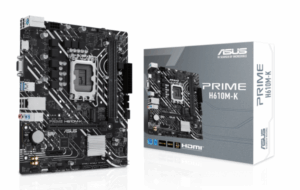 Tarjeta Madre ASUS PRIME H610M-K Socket 1700 12A / 2x DDR5 / HDMI / VGA / PCIe 4.0 / MICRO ATX / PRIME H610M-K