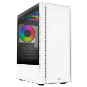 GABINETE BALAM RUSH BR-936101 NYX GI730 / MICRO ATX / 1*USB 3.0 / CRISTAL TEMP / BLANCO / BR-936101