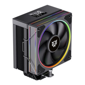VENTILADOR P/CPU BALAM RUSH BR-941969 HELIUX PRO HEX65 / FAN 120MM / 6 PIPAS / LGA 1700 / ARGB / NEGRO / BR-941969