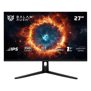Monitor 27" BALAM RUSH BR-942973 HYPER NOVA MHN27Y / 1920*1080 / 200HZ / 1MS / HDMI / DP / AUDIO / RGB / NEGRO / BR-942973