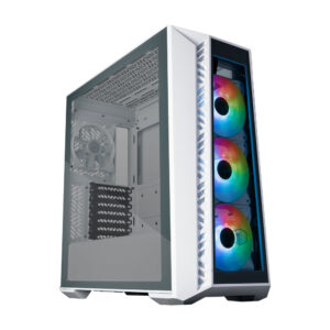 GABINETE COOLER MASTER MB520-WGNN-S01 MASTERBOX MB520 / VIDRIO TEMP / 3*FAN ARGB / ATX / BLANCO / S/FUENTE / MB520-WGNN-S01