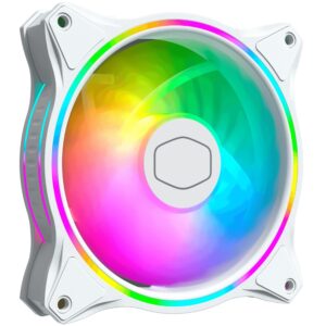 VENTILADOR P/GABINETE COOLER MASTER MFL-B2DW-18NPA-R1 MASTERFAN MF120 HALO / BLANCO / ARGB / 120 MM / MFL-B2DW-18NPA-R1