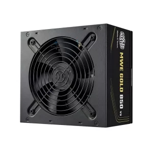 FUENTE DE PODER COOLER MASTER MPE-8506-ACAG-BUS MWE GOLD 850 V3 / ATX 12V VER.3.1 / NO MODULAR / PFC ACT / MPE-8506-ACAG-BUS / 850W