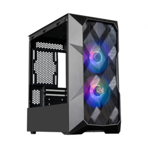 GABINETE COOLER MASTER TD300-KGNN-S00 TD300 MESH / NEGRO / DUAL FANS CF120MM ARGB / MINI TORRE / S/FUENTE / TD300-KGNN-S00