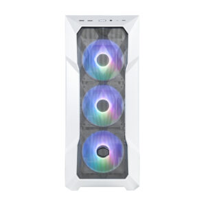 GABINETE COOLER MASTER TD500V2-WGNN-S00 TD500 MESH V2 / BLANCO / 3*FANS 120 / ARGB / MI-ATX / USB-C / S/FUENTE / TD500V2-WGNN-S00