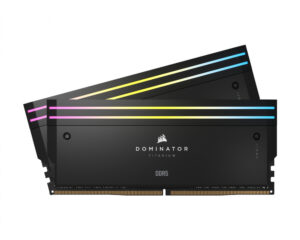 MEMORIA DIMM DDR5 CORSAIR CMP64GX5M2B6400C32 64GB 6400MHZ / 2X32GB / DOMINATOR TITANIUM / NEGRO / CMP64GX5M2B6400C32