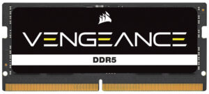 MEMORIA SODIMM DDR5 CORSAIR CMSX32GX5M1A5200C44 32GB 5200MHZ / 1X32GB / VENGEANCE / NEGRO CL44 / CMSX32GX5M1A5200C44