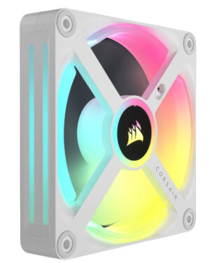 VENTILADOR GABINETE CORSAIR CO-9051005-WW ICUE LINK QX120 RGB / 1 FAN / 120MM / DOMO MAGNETICO / BLANCO / CO-9051005-WW