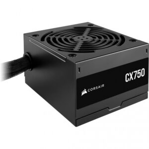 FUENTE DE PODER CORSAIR CP-9020279-NA CX750 / 750W / 80 PLUS BRONZE / 3 SATA / 2 PCIE / VENT 120MM / NEGRO / CP-9020279-NA