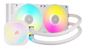 VENTILADOR P/CPU CORSAIR CW-9061020-WW ICUE LINK TITAN RX RGB / 240MM / ENFRIAMIENTO LIQUIDO / BLANCO / CW-9061020-WW