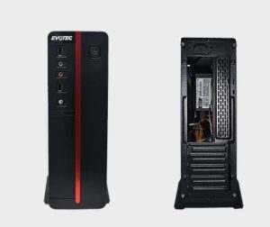 GABINETE EVOTEC EV-1011 VIENA / MICRO ATX / FUENTE 600W / 2*USB 2.0 / NEGRO / EV-1011