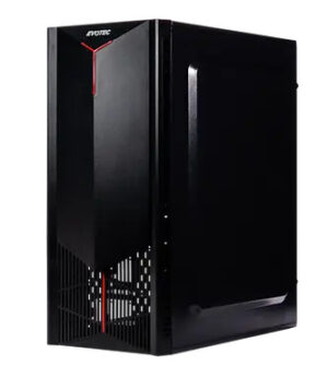 GABINETE EVOTEC EV-1025 MATX / FUENTE 500W / 4* VENTILADORES / 2*USB 3.0 / NEGRO / EV-1025