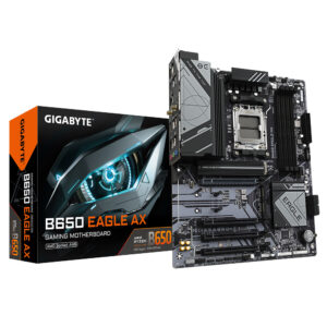 Tarjeta Madre GIGABYTE B650 EAGLE AX Socket AM5 / 4x DDR5 7600MHZ / HDMI / DP / ATX / B650 EAGLE AX