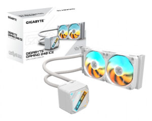 VENTILADOR P/CPU GIGABYTE GP-GIGABYTE GME 240I ARGB / ENFRIAMIENTO LIQUIDO / 2 FAN / 240MM / BLANCO / GP-GIGABYTE GME 240I