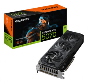 TARJETA DE VIDEO GIGABYTE GV-N5070WF3OC-12GD RTX 5070 / 12GB GDDR7 / PCIe 5.0 / 1*HDMI / 3*DP / 3 FAN / GV-N5070WF3OC-12GD