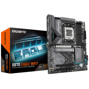 Tarjeta Madre GIGABYTE X870 EAGLE Wi-Fi 7 Socket AM5 / 4x DDR5 8000MHZ / HDMI / ATX / Wi-Fi 7/BT / X870 EAGLE WIFI7