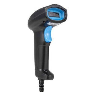 LECTOR DE CODIGOS STYLOS HTPOSSC1B HOSTECH HT-200 / 1D/2D / 1*USB 1.5 / NEGRO / DETALLES EN AZUL / HTPOSSC1B