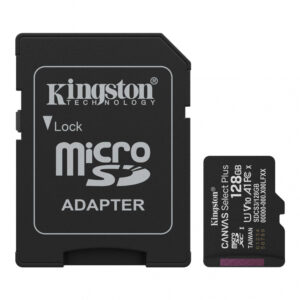 MEMORIA MICROSD SDXC KINGSTON 128GB SDCS3/128GB CANVAS SELECT PLUS / CLASE 10 C/ADAPTADOR / SDCS3/128GB