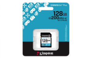 MEMORIA SD SDXC KINGSTON 128GB SDG4/128GB CANVAS GO PLUS / UHS-I / CLASE10 / SDG4/128GB