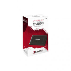 UNIDAD SSD EXTERNO KINGSTON 2TB SXS1000/2000G XS1000 / USB 3.2 TIPO C / NEGRO / SXS1000/2000G